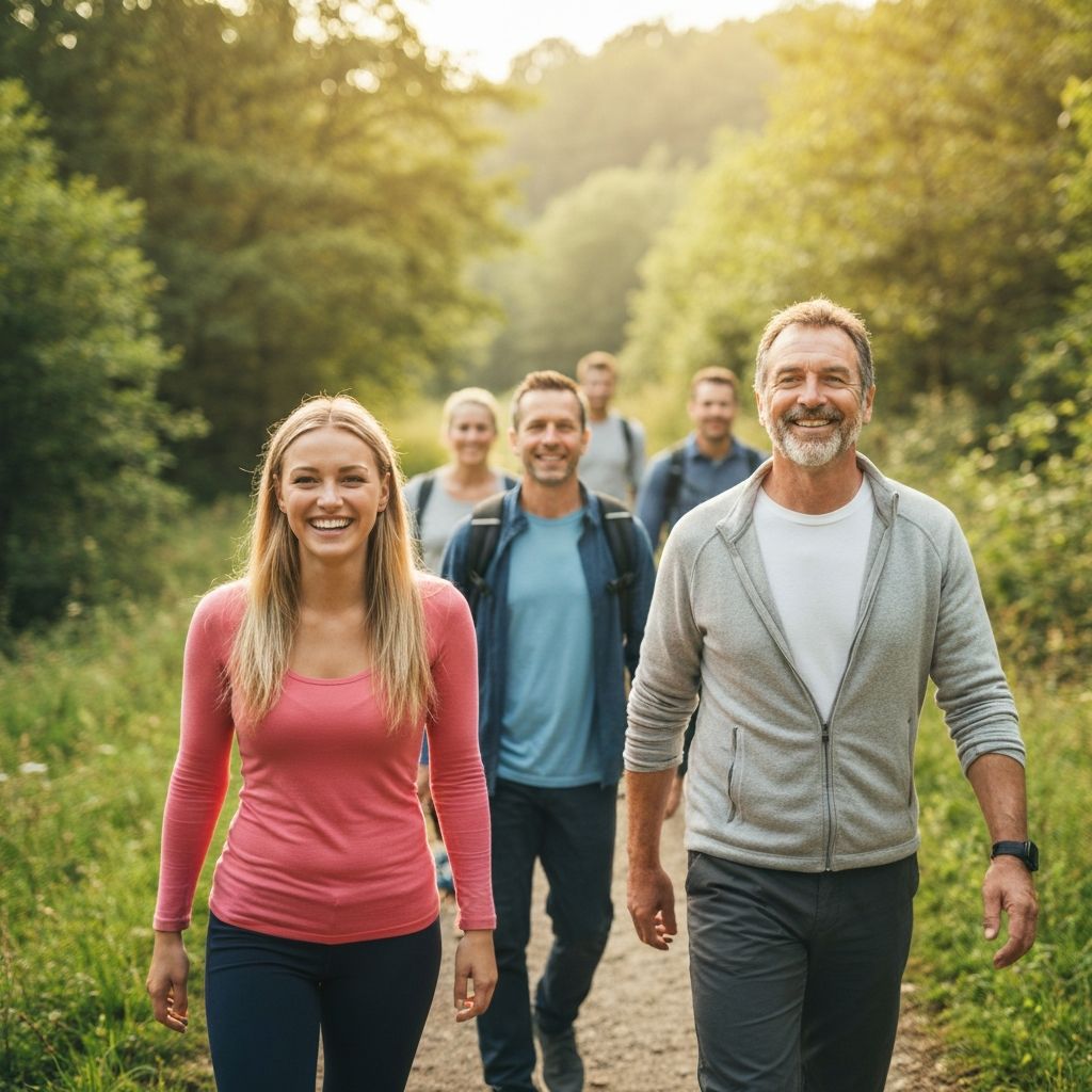 Gesunder Lebensstil in der Natur