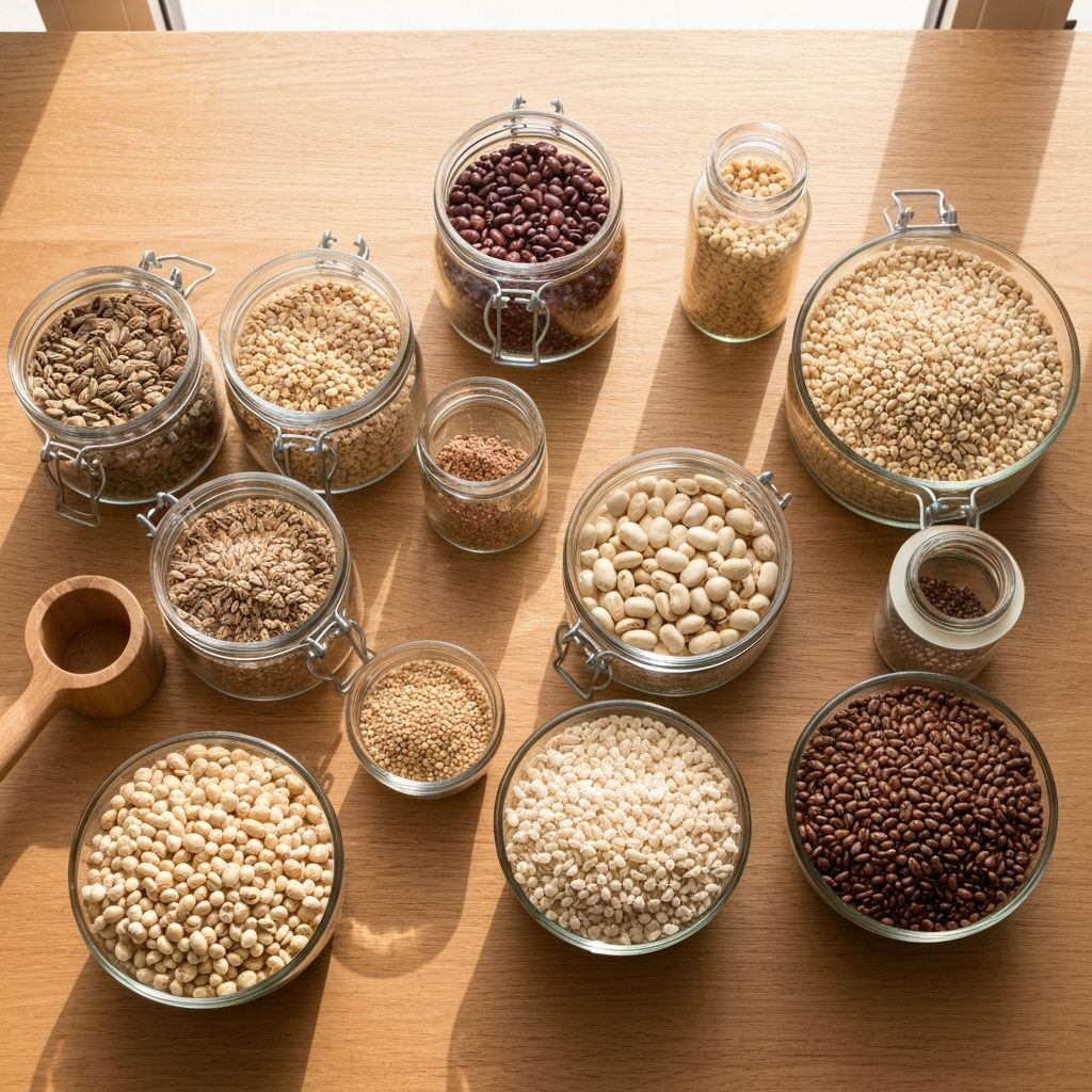 Vielfalt natürlicher Lebensmittel